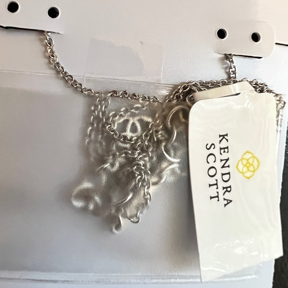 Kendra Scott Cory Necklace Rhod Black - Picture 2 of 5